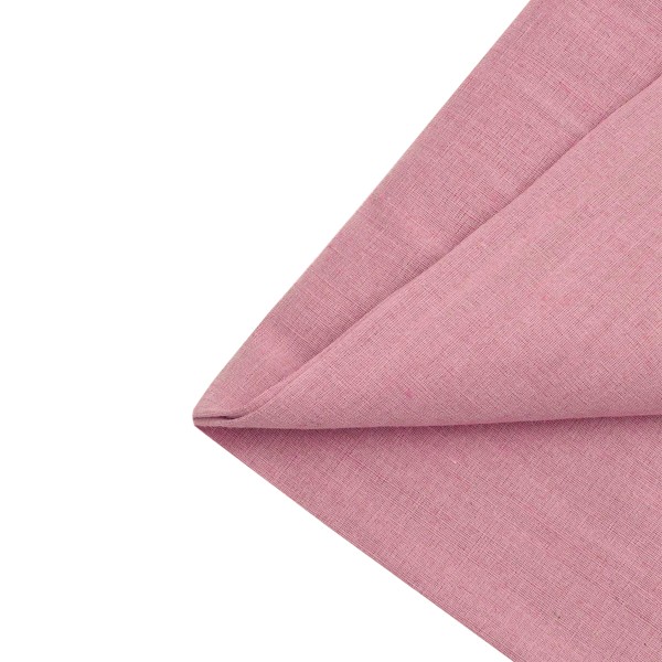 Jute Cotton Plain Fabrics Single - Light Pink