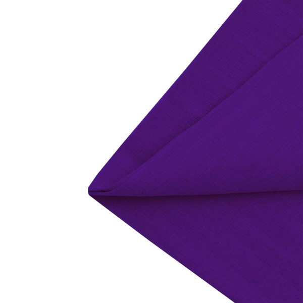 Jute Cotton Plain Fabrics Single Yarn Warp & Weaved Construction - Violet