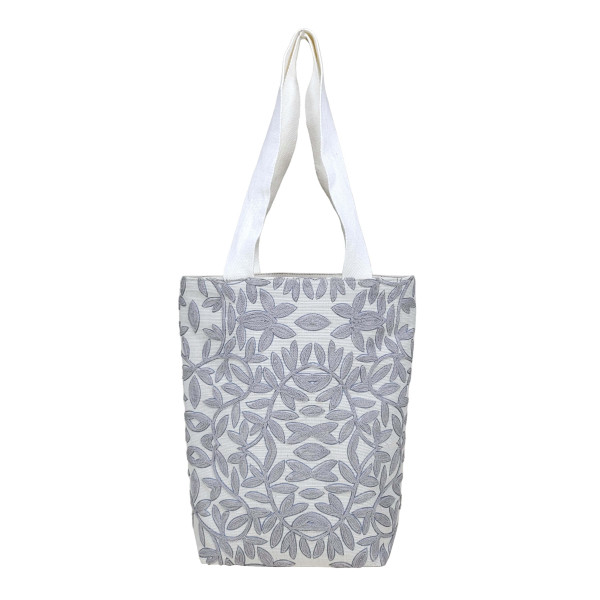 Embroidery Jute Tote Bag