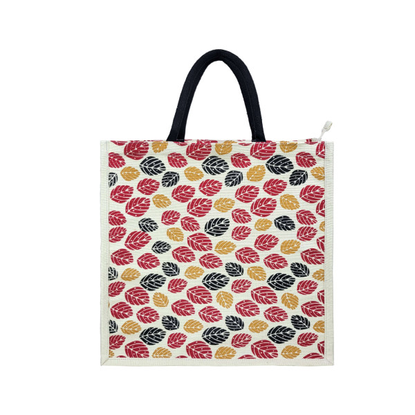 Printed Jute Shopping Bag